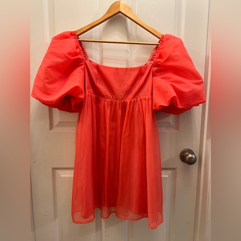 PrettyLittleThing Puff Sleeve Dress PTL